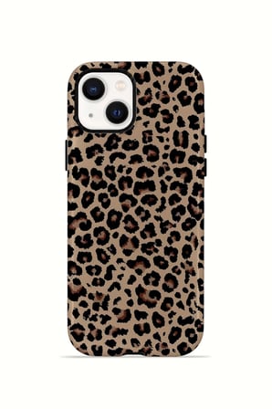 iPhone 14 Plus Vorian Çift Katmanlı Kılıf Sand Leopard