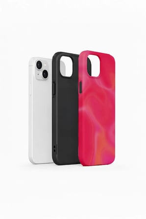 iPhone 14 Plus Vorian Çift Katmanlı Kılıf Hot Pink Melt