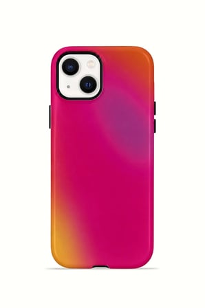 iPhone 15 Vorian Çift Katmanlı Kılıf Neon Sunset Aura