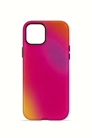 iPhone 15 Vorian Çift Katmanlı Kılıf Neon Sunset Aura