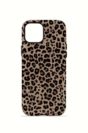 iPhone 15 Plus Vorian Çift Katmanlı Kılıf Sand Leopard