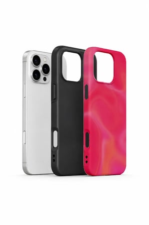 iPhone 16 Pro Max Vorian Çift Katmanlı Kılıf Hot Pink Melt
