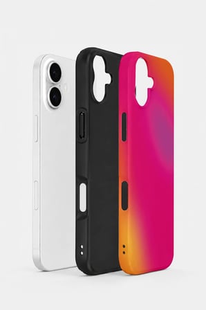 iPhone 17 Vorian Çift Katmanlı Kılıf Neon Sunset Aura
