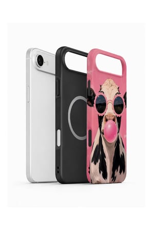 iPhone 17 Air Vorian Çift Katmanlı MagSafe Kılıf Bubblegum Cow