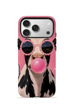 iPhone 17 Pro Vorian Çift Katmanlı MagSafe Kılıf Bubblegum Cow