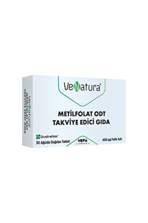 VeNatura Metilfolat Odt Takviye Edici Gıda 30 Tablet