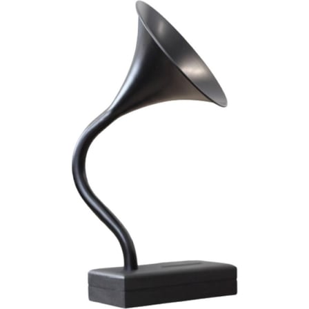 Siyah Deju Raven Akustik Gramofon 1 W Güç ve 10 W Subwoofer ile Kablolu Bağlantı