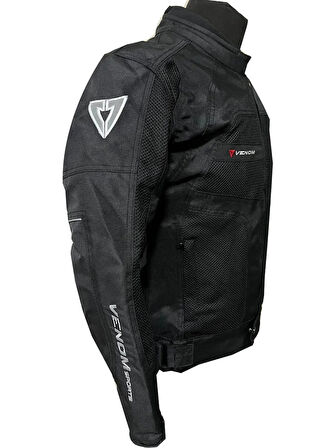 VENOM MOTOSİKLET CEKETİ DYNAMIC SİYAH