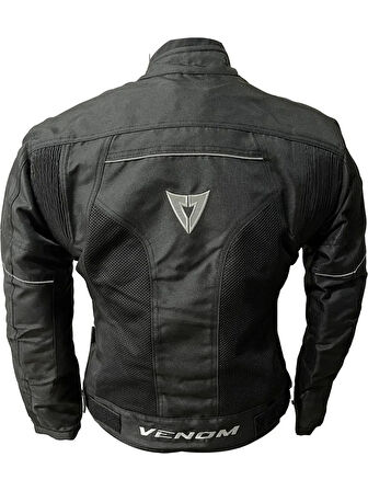 VENOM MOTOSİKLET CEKETİ DYNAMIC SİYAH