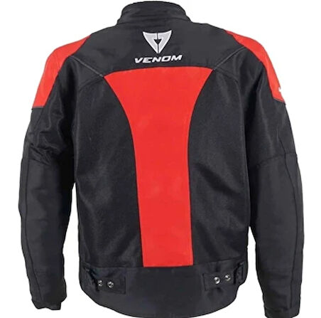 VENOM CEKET TOURING PRO KIRMIZI-SİYAH 