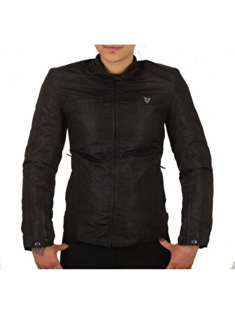 VENOM MOTOSİKLET CEKETİ ALICE LADY SİYAH (DAR KALIP)
