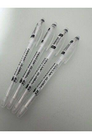Tükenmez Kalem Global 0.5 MM Siyah (4 Adet)