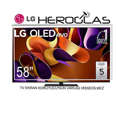 Heroglas LG 58UH635U 58"inç 147 Ekran Tv Ekran Koruyucu