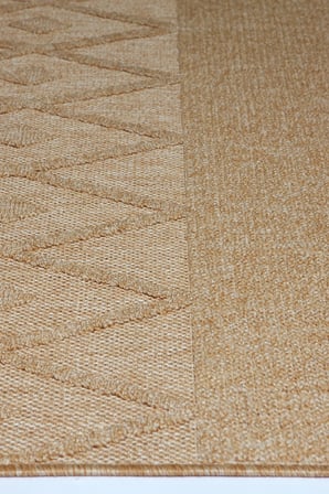 Seyran Loopy 620 Bej Halı Ince Mutfak Kilim Salon Kesme Halı Yolluk
