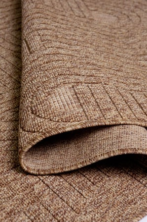 Seyran Loopy 623 Kahve Halı Ince Mutfak Kilim Salon Kesme Halı Yolluk