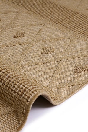 Seyran Loopy 620 Bej-kahve Halı Ince Mutfak Kilim Salon Kesme Halı Yolluk