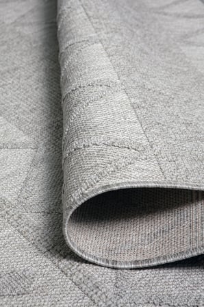 Seyran Loopy 620 Gri Halı Ince Mutfak Kilim Salon Kesme Halı Yolluk