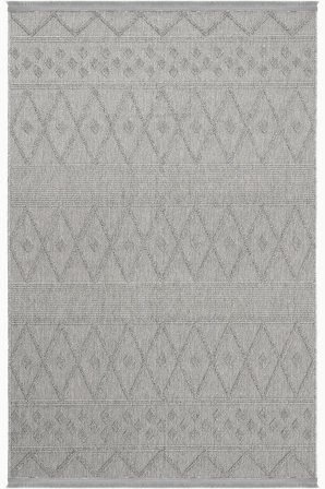 Seyran Loopy 620 Gri Halı Ince Mutfak Kilim Salon Kesme Halı Yolluk