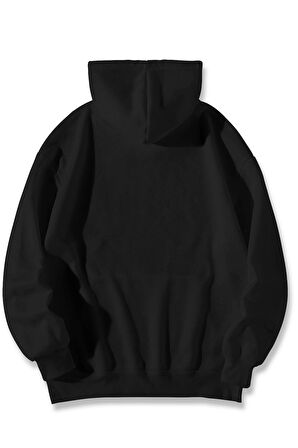 KANYE WEST Unisex SİYAH Oversize Sweatshirt | M
