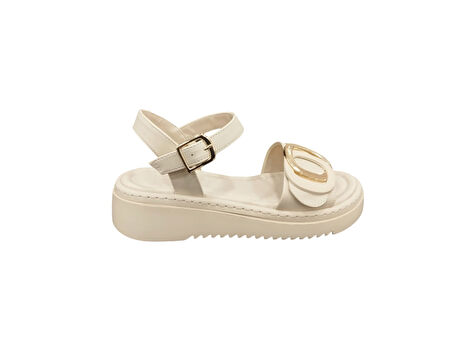 Ventes 581610Z Toka Detaylı 4 cm Topuk Boyu Günlük Kadın Sandalet