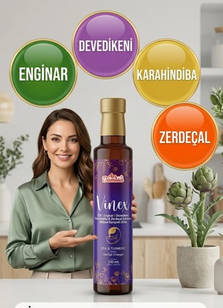İkili Set Doğal Fermente Enginar+Devedikeni+Karahindiba Sirkesi  2 x 200 ml | Avantajlı Ekonomik Fermente Sirke Paketi