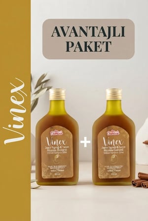 İkili Set Doğal Fermente Zeytin yaprağı ve Tarçın Ekstraktlı  2 x 200 ml | Avantajlı Ekonomik Fermente Sirke Paketi