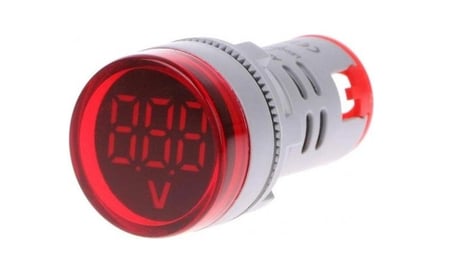 DİJİTAL VOLTMETRE AC 50V-500V - KIRMIZI