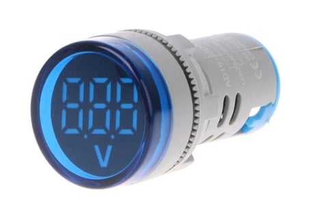 DİJİTAL VOLTMETRE AC 50V-500V - MAVİ
