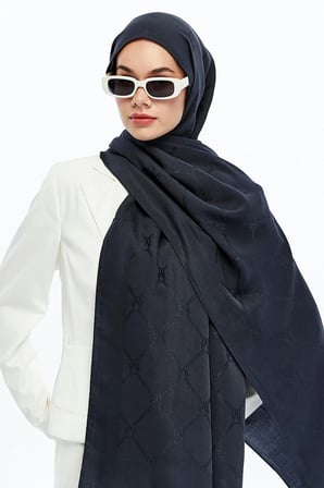 Valentino Orlandi Alia Serisi Monogram Desen Şal
