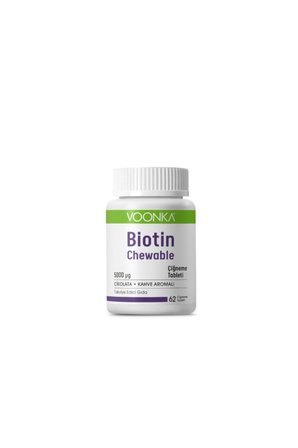 Voonka Biotin Chewable 60 Çiğneme Tableti