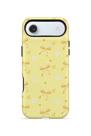 iPhone 17 Air Vorian Çift Katmanlı Butter Daisy Bows Kılıf