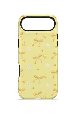 iPhone 17 Air Vorian Çift Katmanlı Butter Daisy Bows Kılıf
