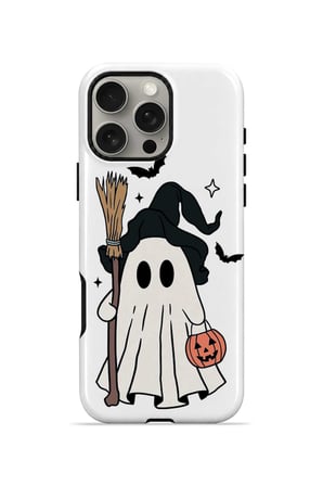 iPhone 16 Pro Vorian Çift Katmanlı Little Witch Ghost Kılıf
