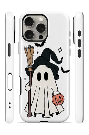 iPhone 16 Pro Vorian Çift Katmanlı Little Witch Ghost Kılıf