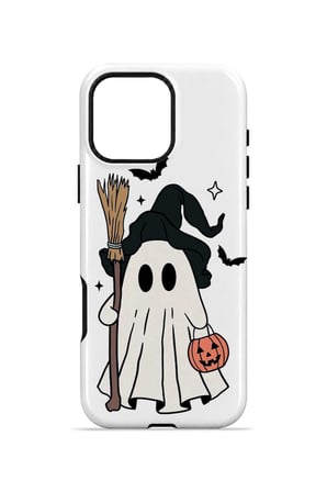 iPhone 16 Pro Vorian Çift Katmanlı Little Witch Ghost Kılıf