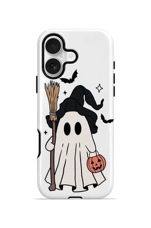 iPhone 16 Vorian Çift Katmanlı Little Witch Ghost Kılıf