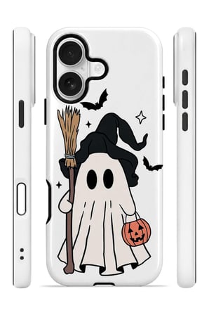 iPhone 16 Vorian Çift Katmanlı Little Witch Ghost Kılıf