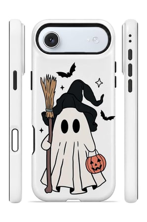 iPhone 17 Air Vorian Çift Katmanlı Little Witch Ghost Kılıf