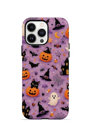 iPhone 13 Pro Max Vorian MagSafe Çift Katmanlı Lavender Spooky Toss Kılıf