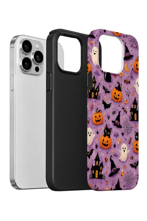 iPhone 15 Pro Vorian Çift Katmanlı Lavender Spooky Toss Kılıf
