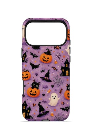 iPhone 17 Pro Max Vorian Çift Katmanlı Lavender Spooky Toss Kılıf