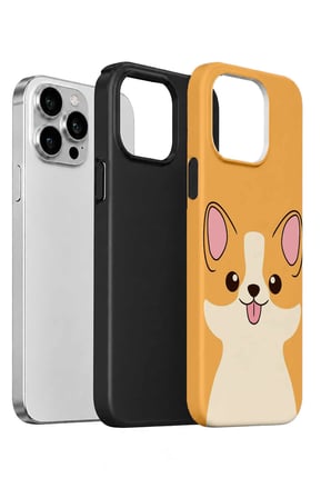 iPhone 12 Pro Vorian Çift Katmanlı Corgili Kılıf