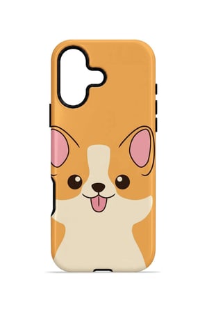 iPhone 16 Plus Vorian MagSafe Çift Katmanlı Corgili Kılıf