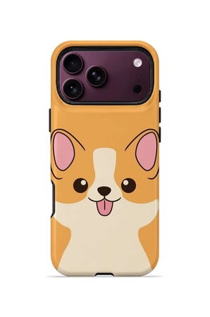 iPhone 18 Pro Max Vorian Çift Katmanlı Corgili Kılıf