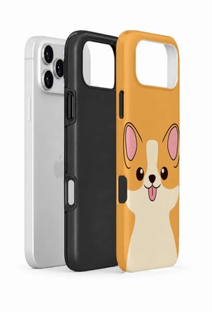 iPhone 18 Pro Max Vorian Çift Katmanlı Corgili Kılıf