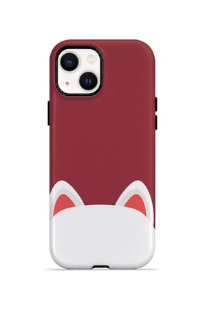 iPhone 14 Plus Vorian Çift Katmanlı Kedi Kulaklı Kılıf