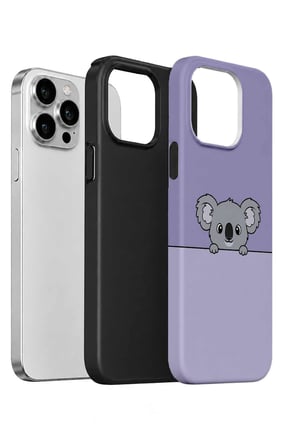iPhone 12 Pro Max Vorian Çift Katmanlı Saklanan Koalalı Kılıf
