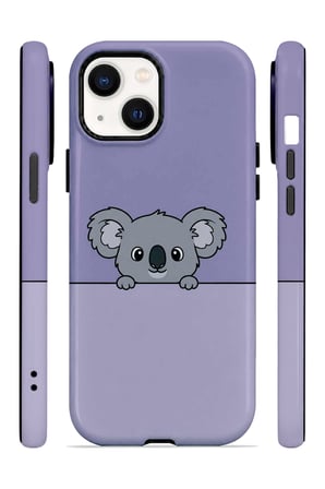 iPhone 14 Plus Vorian Çift Katmanlı Saklanan Koalalı Kılıf