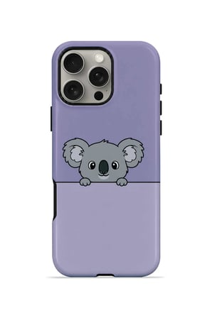 iPhone 16 Pro Vorian Çift Katmanlı Saklanan Koalalı Kılıf