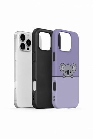 iPhone 16 Pro Vorian Çift Katmanlı Saklanan Koalalı Kılıf